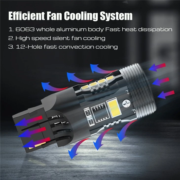White/amber Switchback 28W LED Bulbs Error Free Canbus 3157