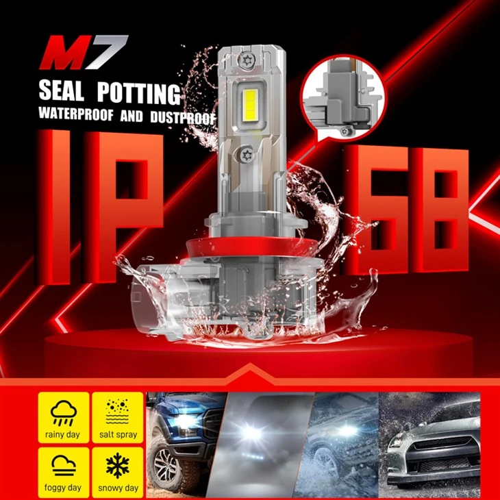 Mini Halogen Size Fanless H4 Car LED Fog Light suppliers